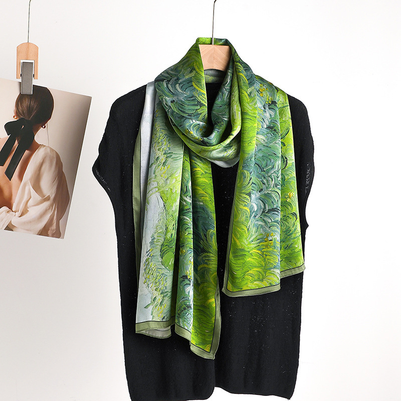 2025 高級ブランド 100% リアルシルクスカーフ女性デ - Shawl Wrap Winter のレビューと価格