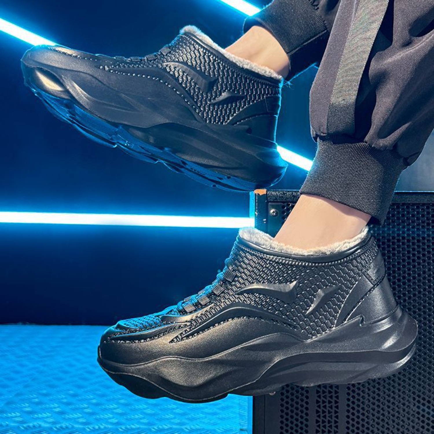 防水・滑り止めスノーブーツ 冬用メンズファッション 厚手フリ - Waterproof Winter Boot のレビューと価格