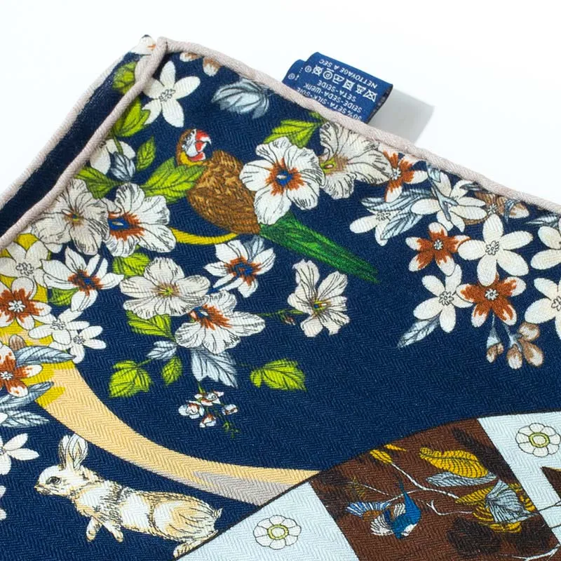 両面暖かい正方形スカーフ女性用 65x65cm 30% シル - Shawl Wrap Winter のレビューと価格