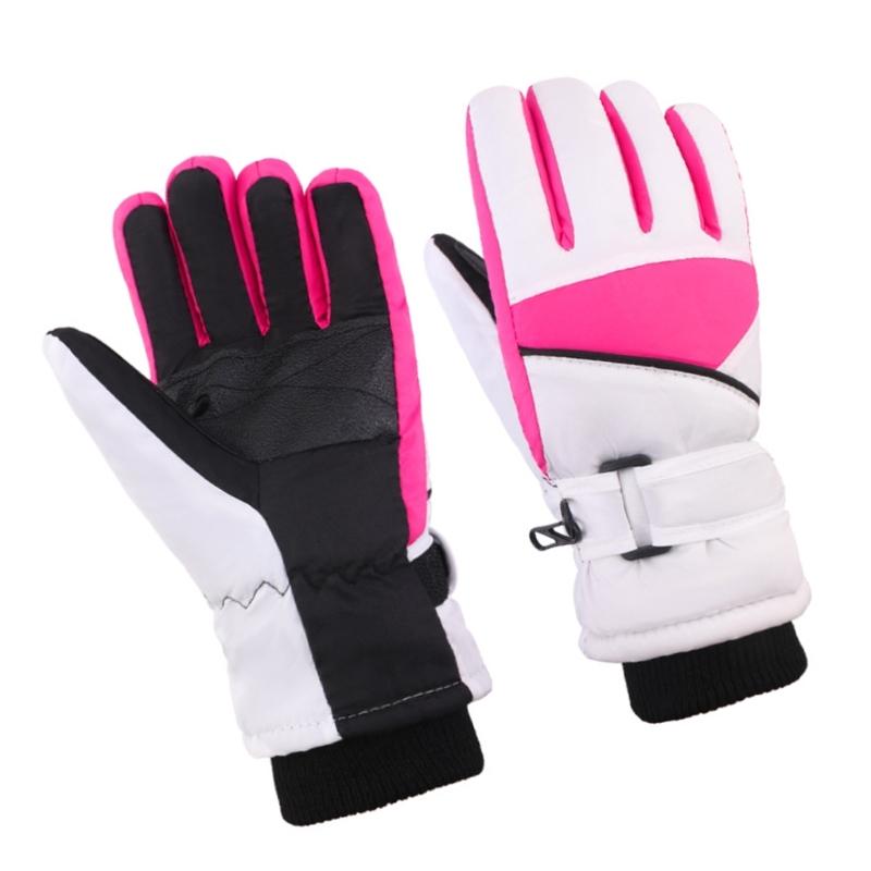 652F キッズ防寒手袋二重絶縁スノースポーツギア肥厚ポリエ - Snow Glove Insulated のレビューと価格