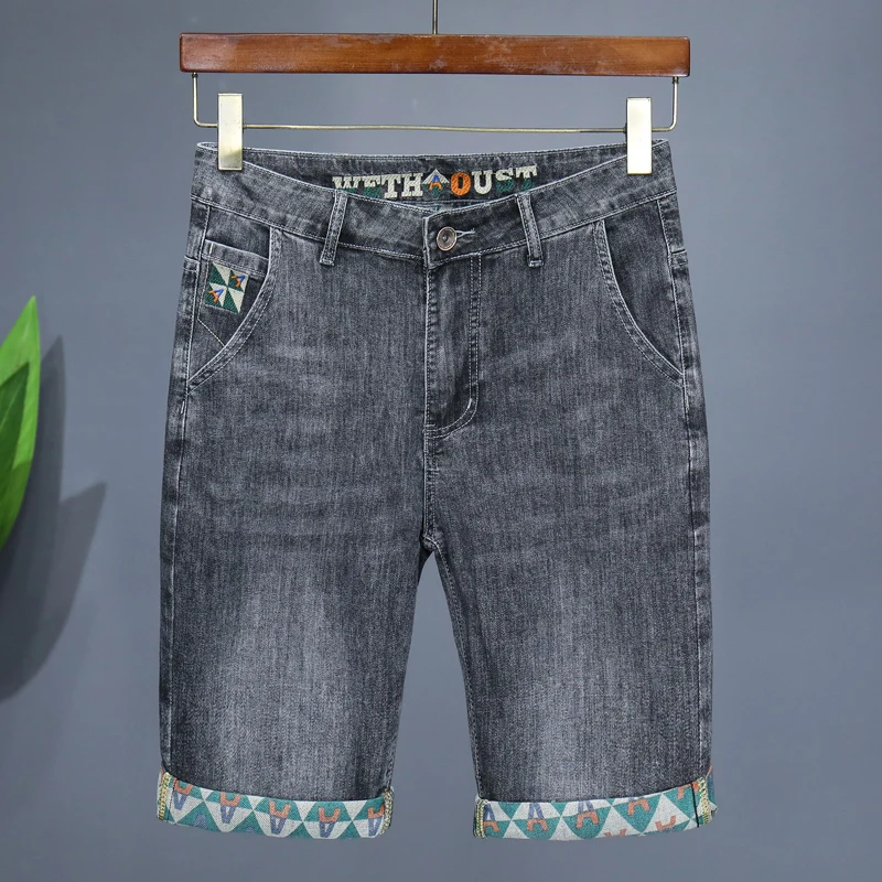 夏の新メンズデニムショーツ薄型プリントファッション人格ショー - Levis Jeans 501 のレビューと価格