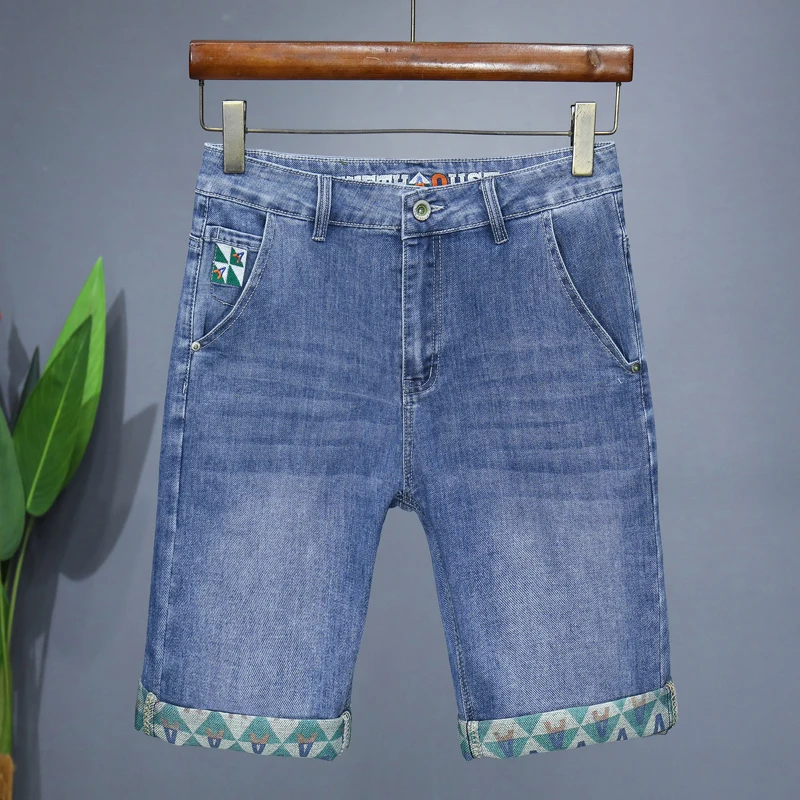 夏の新メンズデニムショーツ薄型プリントファッション人格ショー - Levis Jeans 501 のレビューと価格