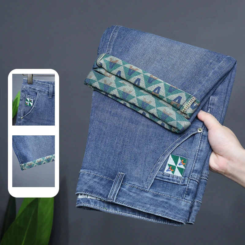 夏の新メンズデニムショーツ薄型プリントファッション人格ショー - Levis Jeans 501 のレビューと価格