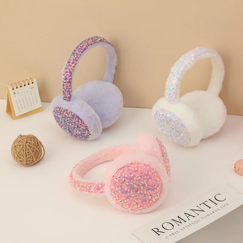 女性用イヤーマフ 韓国製 グリッター ドーパミン カワイイ  - Earmuffs Foldable のレビューと価格