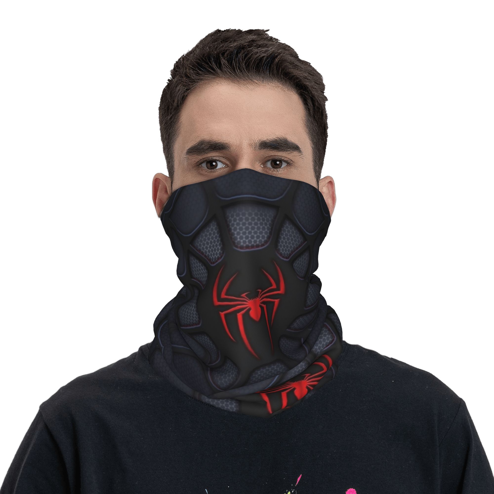 スパイダー冬用ヘッドバンドネックウォーマー女性男性ハイキング - Neck Gaiter Fleece のレビューと価格