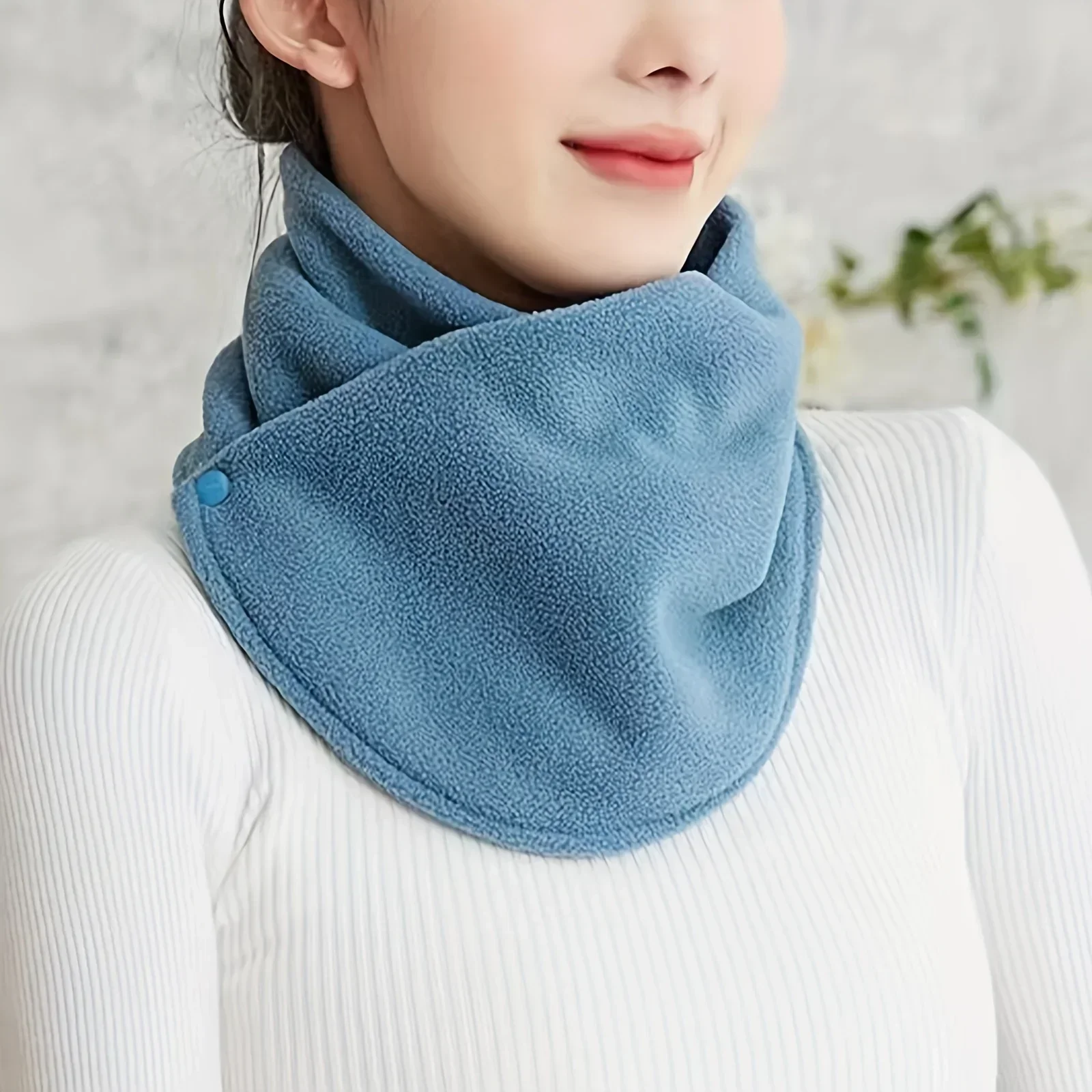 レディース用ニューラムフリーススカーフ、冬用暖かいフェイクカ - Neck Gaiter Fleece のレビューと価格