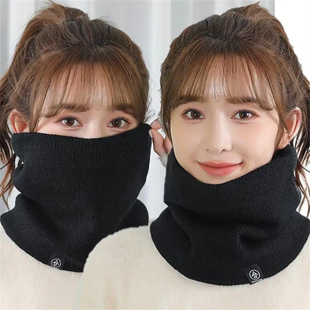 ファッション女性用ニットスカーフ、無地カシミヤ風冬用スヌード - Wool Scarf Men のレビューと価格