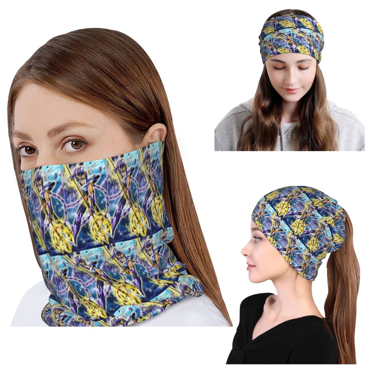 アニメ十二支騎士団フェニックスイッキーバンダナネックゲイター - Knit Beanie Hat Warm のレビューと価格