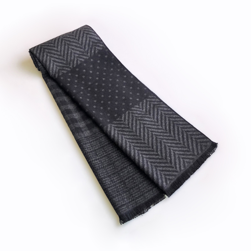 男性用タッセル付きカシミヤスカーフ,クールなショール,暖かい - Wool Scarf Men のレビューと価格