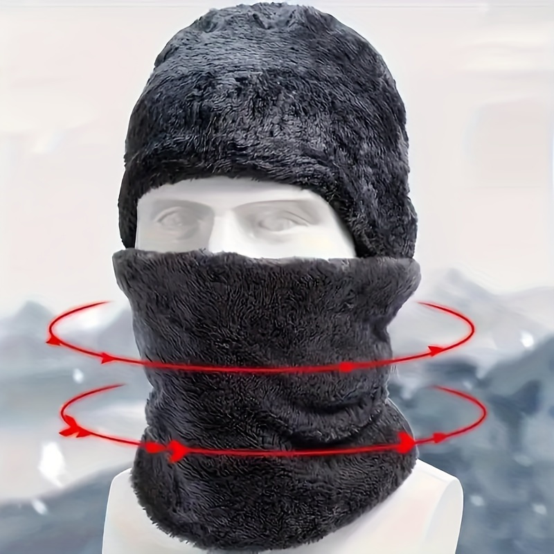 メンズウィンターハット、アウトドアウィンタースカーフ、手袋、 - Wool Scarf Men のレビューと価格