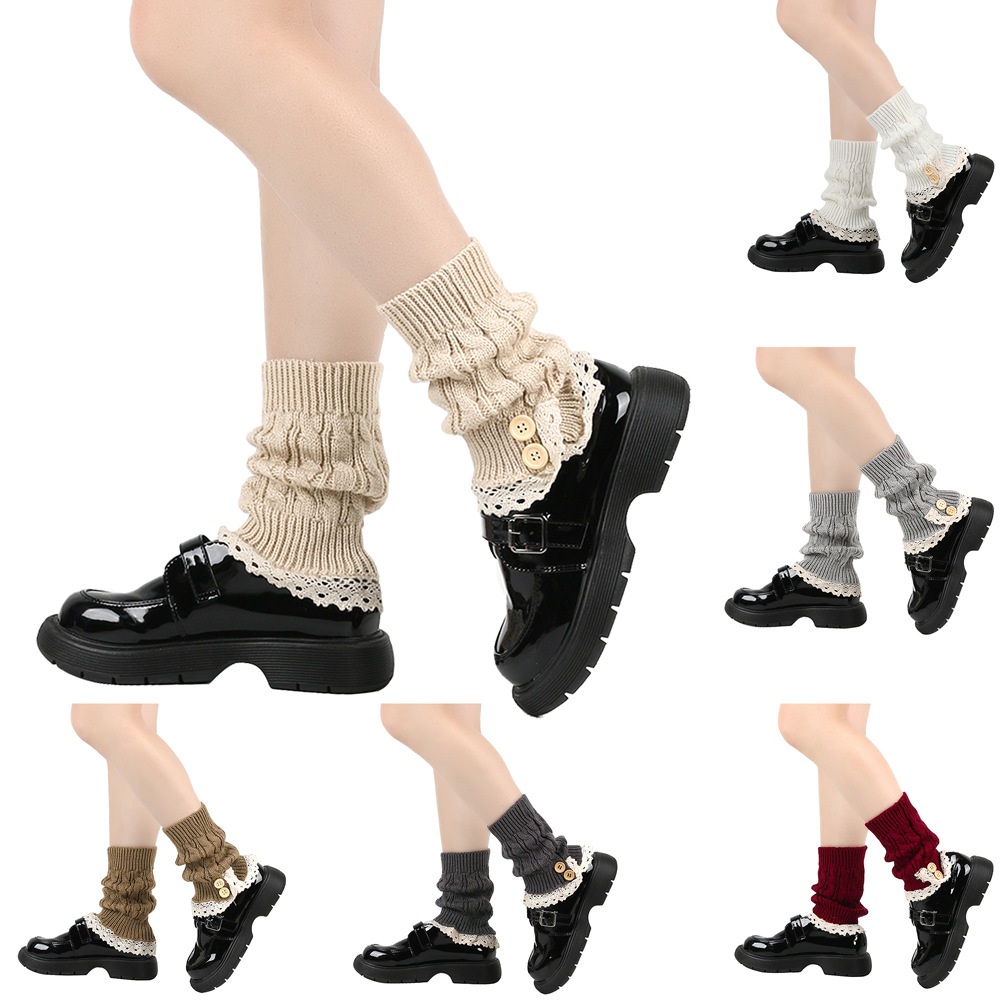 レディースレッグウォーマー、足首用冬用暖かいストレッチニット - Thermal Sock Wool のレビューと価格